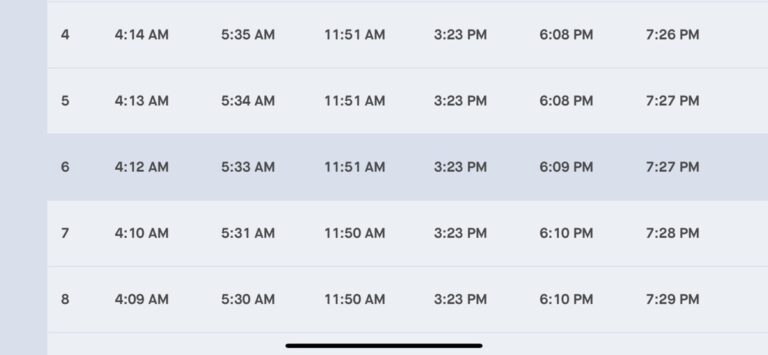 Kuwait Prayer Times для iOS — скриншот 4