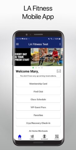 LA Fitness Mobile для Android — скриншот 1