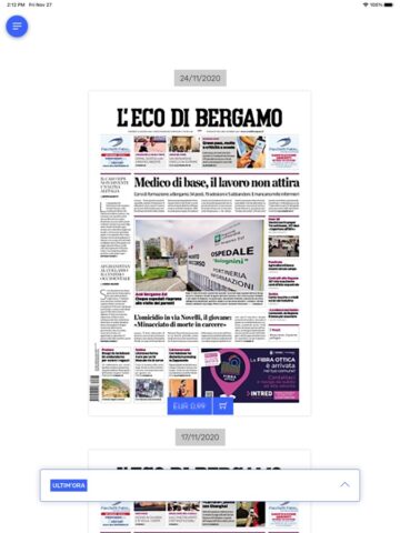L’Eco di Bergamo Digital для iOS — скриншот 3