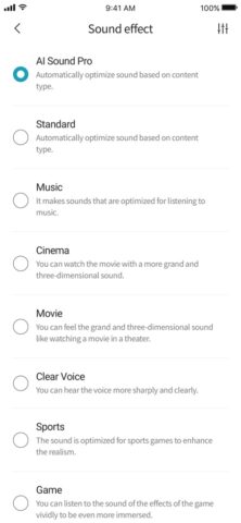 LG Soundbar для iOS — скриншот 4