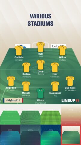 LINEUP11: Football Lineup для Android — скриншот 4