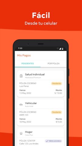 La Positiva Seguros для Android — скриншот 4