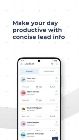 LeadSquared CRM для Android — скриншот 3