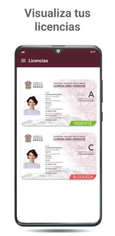 Licencia Digital EDOMEX для Android — скриншот 1