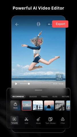 LightCut -AI Auto Video Editor для Android — скриншот 1