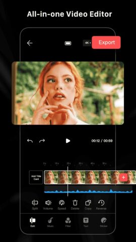 LightCut -AI Auto Video Editor для Android — скриншот 3