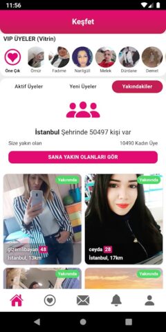 Linda Arkadaş Bul для Android — скриншот 2