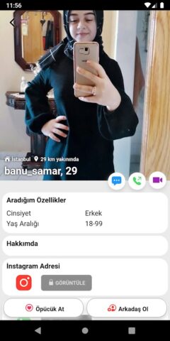 Linda Arkadaş Bul для Android — скриншот 4