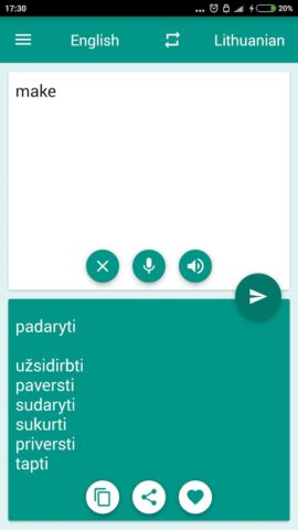 Lithuanian-English Translator для Android — скриншот 3