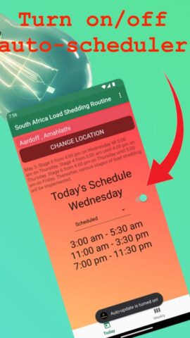 Load Shedding Schedule для Android — скриншот 4