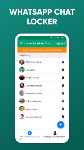 Locker for Whats Chat App для Android — скриншот 1