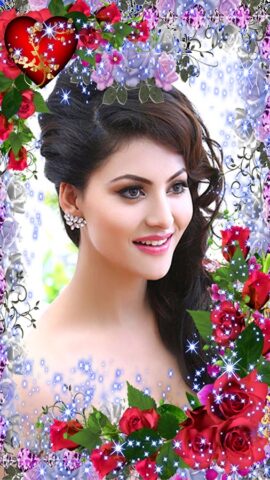 Lovely flower photo frame для Android — скриншот 2