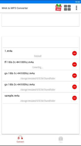 M4a to Mp3 Converter для Android — скриншот 2