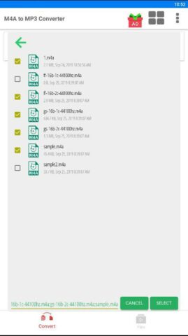 M4a to Mp3 Converter для Android — скриншот 4