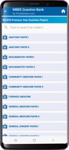 MBBS Question Bank, MBBS Notes для Android — скриншот 4