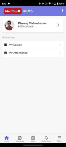MHS HRMS для Android — скриншот 4