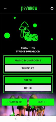Magic Mushroom Calculator для Android — скриншот 3
