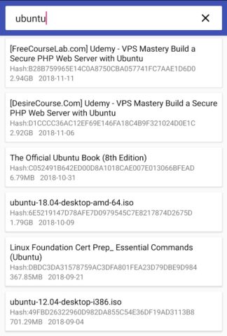 Magnet Search — Torrent Search для Android — скриншот 1