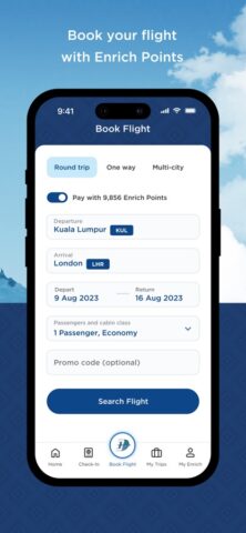Malaysia Airlines для iOS — скриншот 2