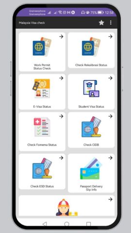 Malaysia Visa Check для Android — скриншот 1