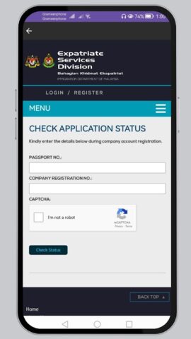 Malaysia Visa Check для Android — скриншот 5