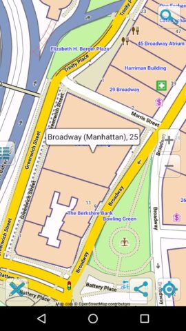 Карта Нью-Йорка офлайн для Android — скриншот 4