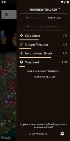 MapGenie: BG3 Map для Android — скриншот 4