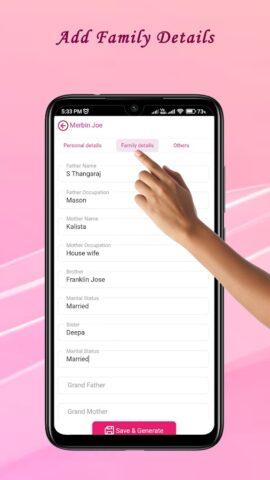 Marriage biodata profile maker для Android — скриншот 5