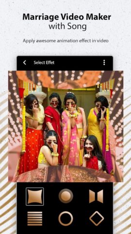 Marriage video maker with song для Android — скриншот 5