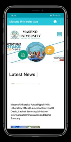 Maseno Student Portal для Android — скриншот 2