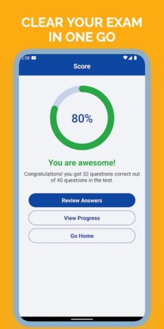 Massachusetts RMV Permit Test для Android — скриншот 4
