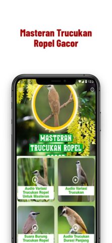 Masteran Trucukan Ropel Gacor для Android — скриншот 1