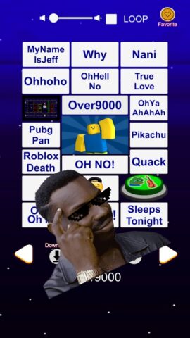 Мемная Звуковая Панель для Android — скриншот 1