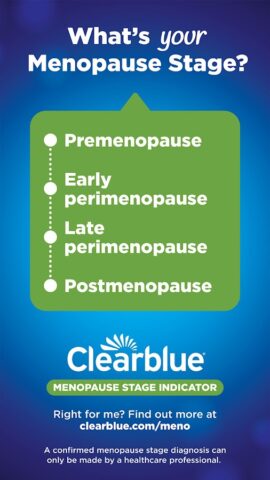Menopause Stage — Clearblue me для Android — скриншот 1
