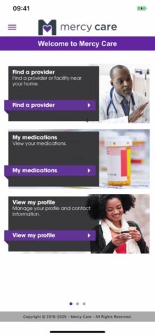 Mercy Care для iOS — скриншот 1