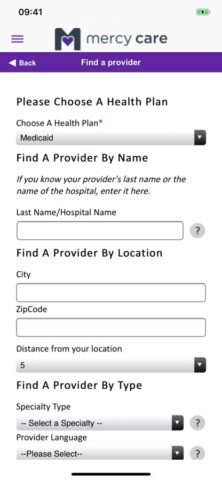 Mercy Care для iOS — скриншот 3