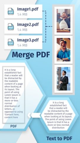 Merge PDF — Photo to PDF для Android — скриншот 1