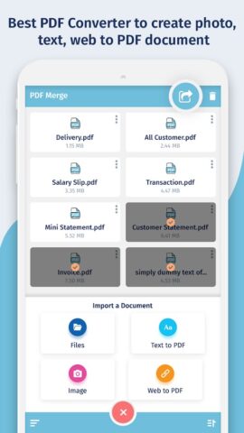 Merge PDF — Photo to PDF для Android — скриншот 2