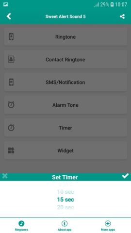 Рингтоны на Смс для Android — скриншот 4