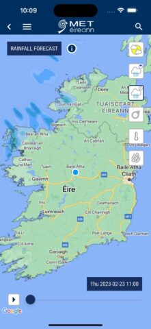 Met Éireann Weather Ireland для iOS — скриншот 4