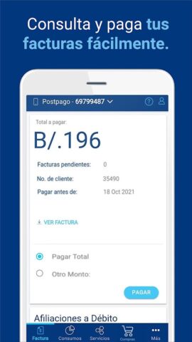 Mi Tigo Panamá для Android — скриншот 3