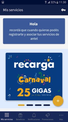 MiAntel для Android — скриншот 1