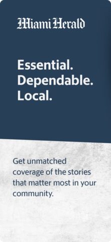 Miami Herald News для iOS — скриншот 1