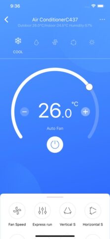 Midea Air для iOS — скриншот 3