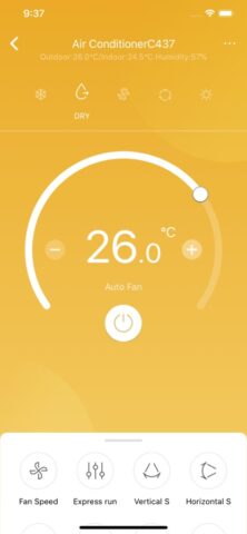 Midea Air для iOS — скриншот 5