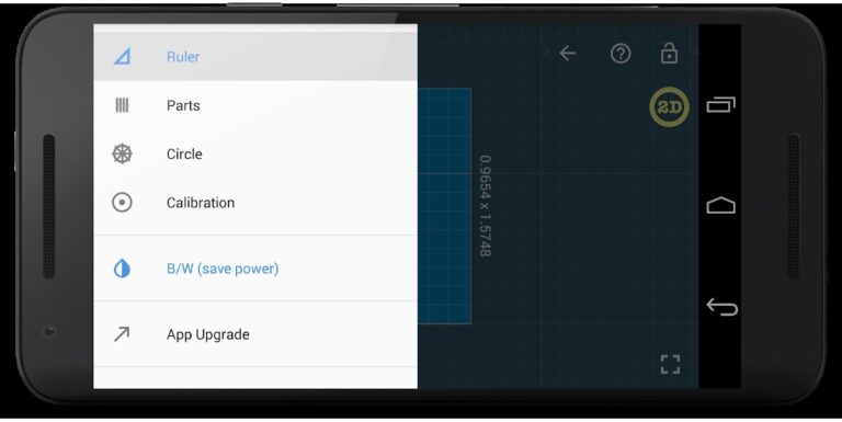 Миллиметр — линейка на экране для Android — скриншот 4