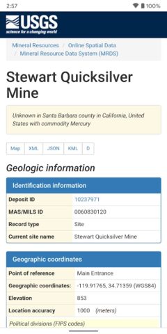 Mine Locator Map для Android — скриншот 3