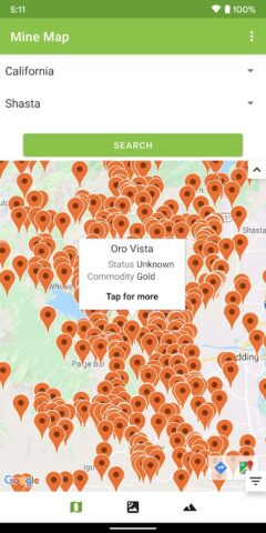 Mine Locator Map для Android — скриншот 5