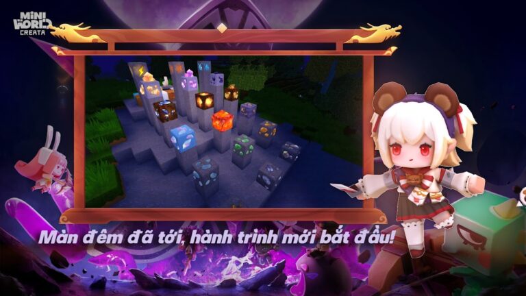 Mini World:CREATA VN для Android — скриншот 4
