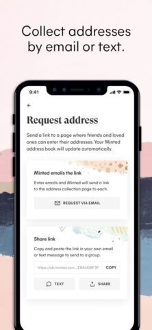 Minted: The Address Book для iOS — скриншот 4